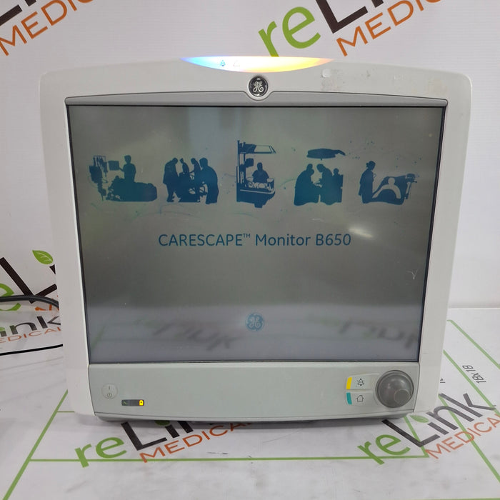 GE Healthcare Carescape B650 Critical Care Patient Monitor