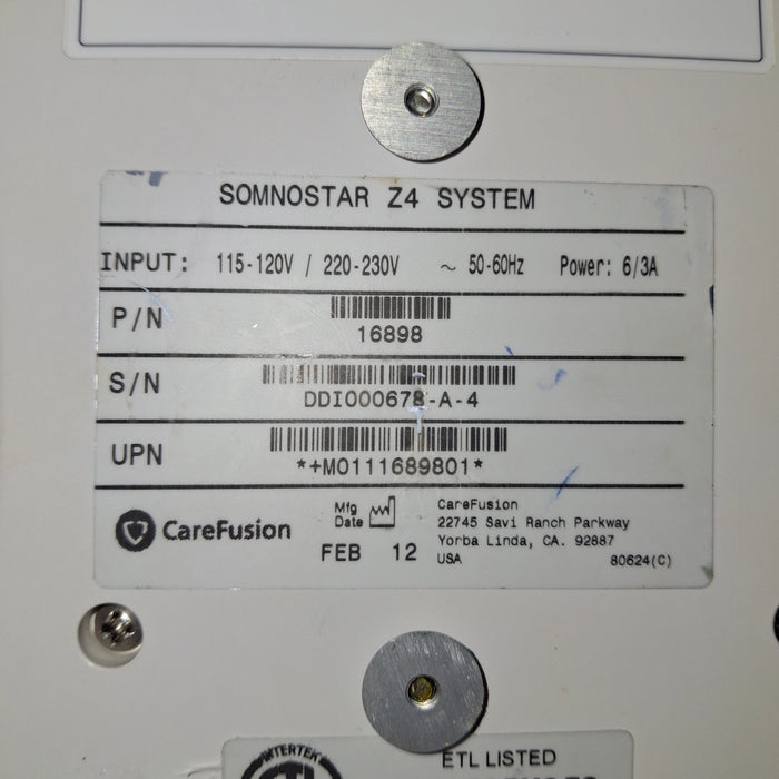 Viasys Healthcare SomnoStar z4 Amplifier