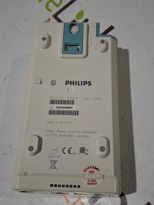 Philips M3001A-A01C06 Fast SpO2, NIBP, ECG, Temp, IBP MMS Module