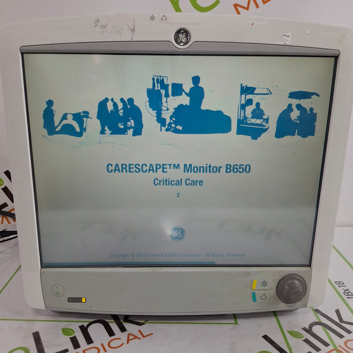 GE Healthcare GE Healthcare Carescape B650 Critical Care Patient Monitor Patient Monitors reLink Online