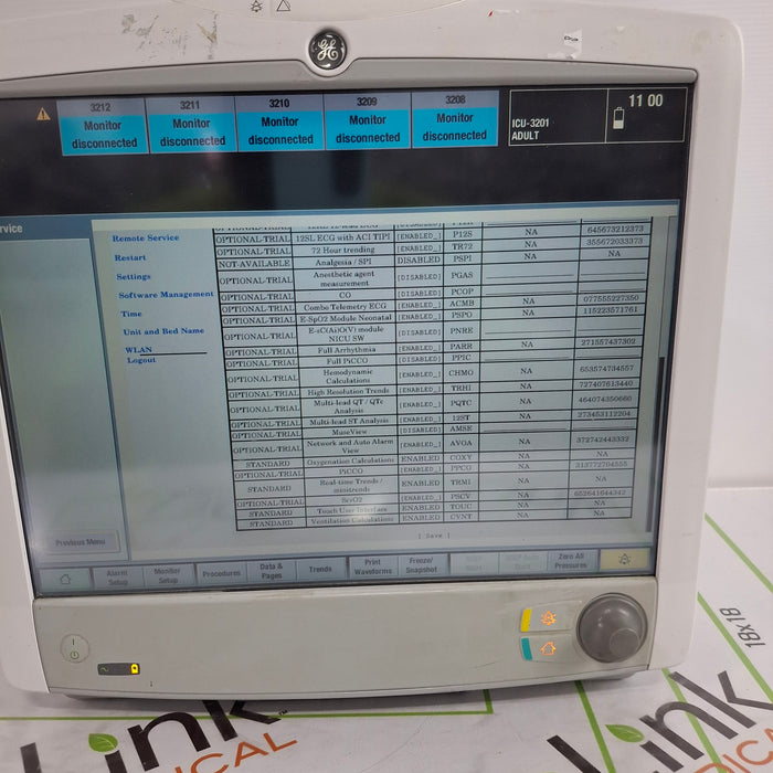 GE Healthcare GE Healthcare Carescape B650 Critical Care Patient Monitor Patient Monitors reLink Online