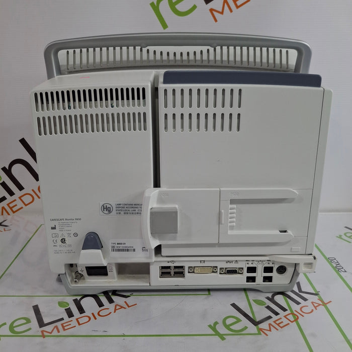 GE Healthcare GE Healthcare Carescape B650 Critical Care Patient Monitor Patient Monitors reLink Online