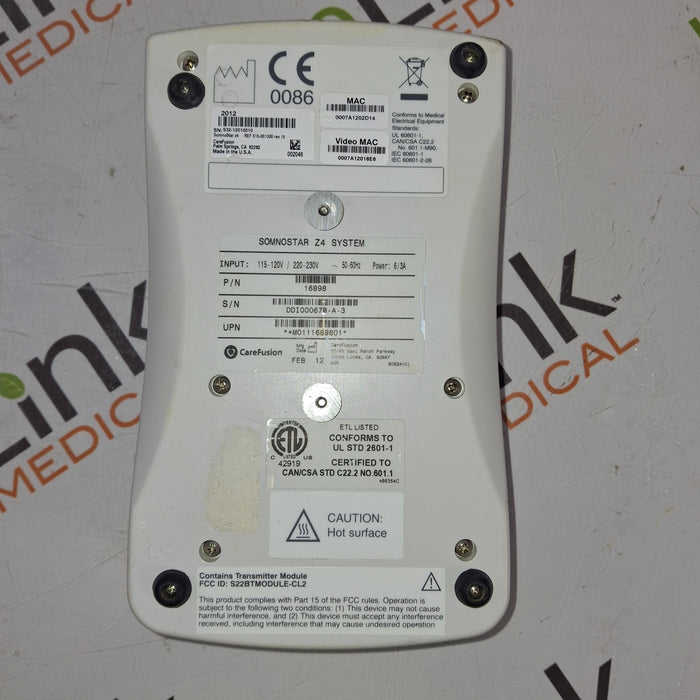 CareFusion SomnoStar Z4 Sleep Diagnostic System