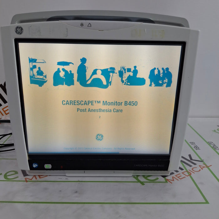 GE Healthcare Carescape B450 Post Anesthesia Care Patient Monitor
