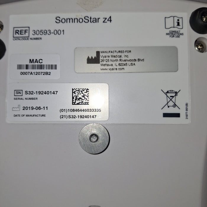 CareFusion SomnoStar Z4 Sleep Diagnostic System