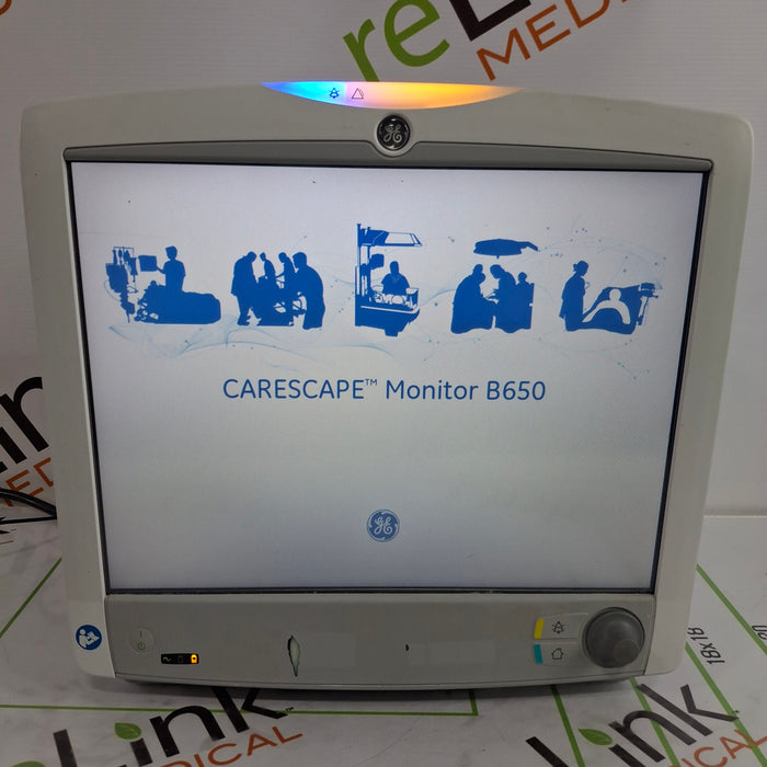 GE Healthcare Carescape B650 Critical Care Patient Monitor