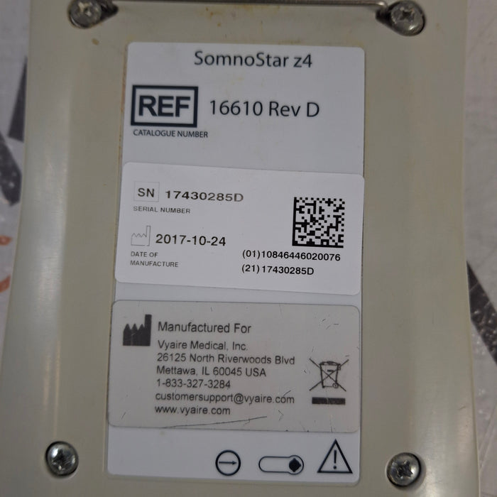CareFusion SomnoStar Z4 Sleep Diagnostic System