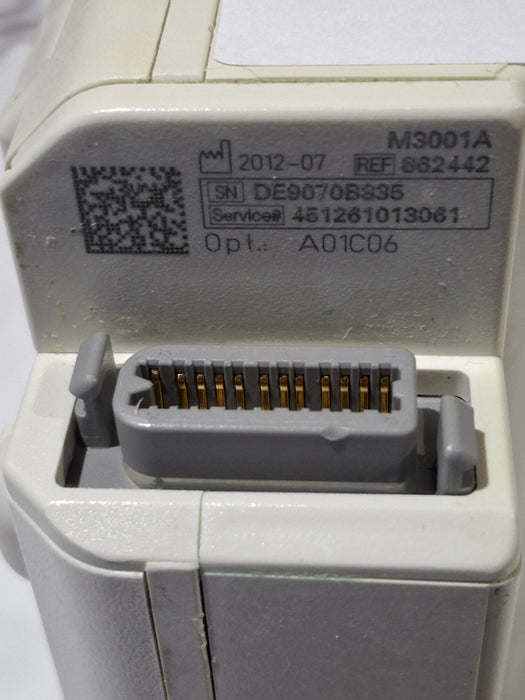 Philips M3001A-A01C06 Fast SpO2, NIBP, ECG, Temp, IBP MMS Module