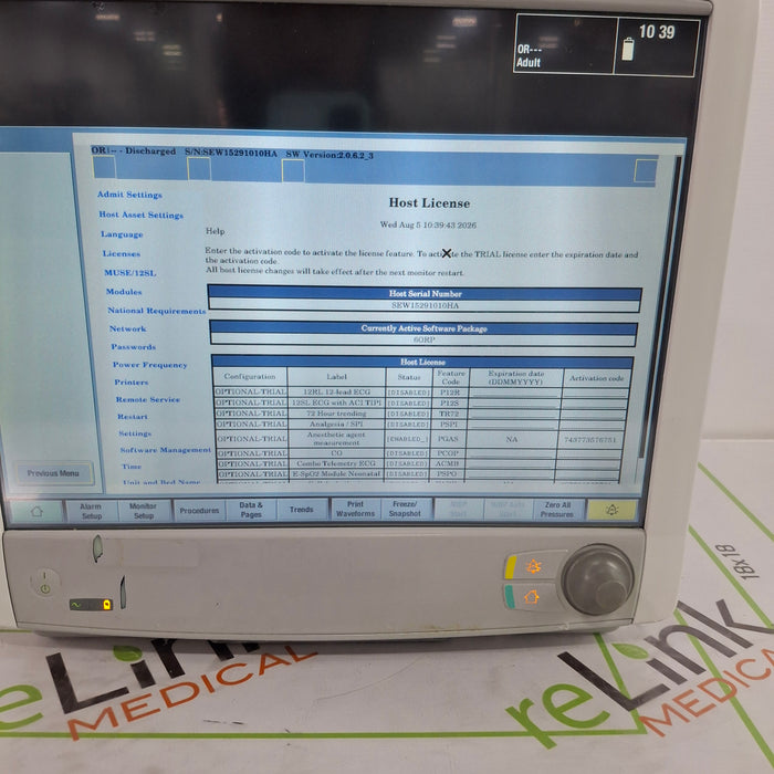 GE Healthcare Carescape B650 Anesthesia Care Patient Monitor