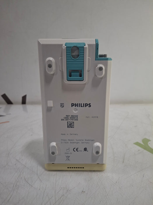 Philips M3001A-A01C18 Fast SpO2, NIBP, 12 lead ECG, Temp, IBP MMS Module