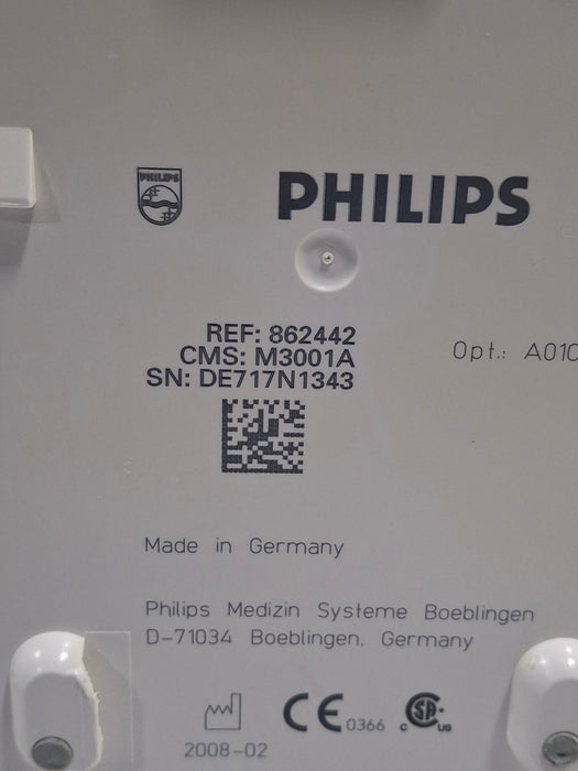 Philips M3001A-A01C18 Fast SpO2, NIBP, 12 lead ECG, Temp, IBP MMS Module