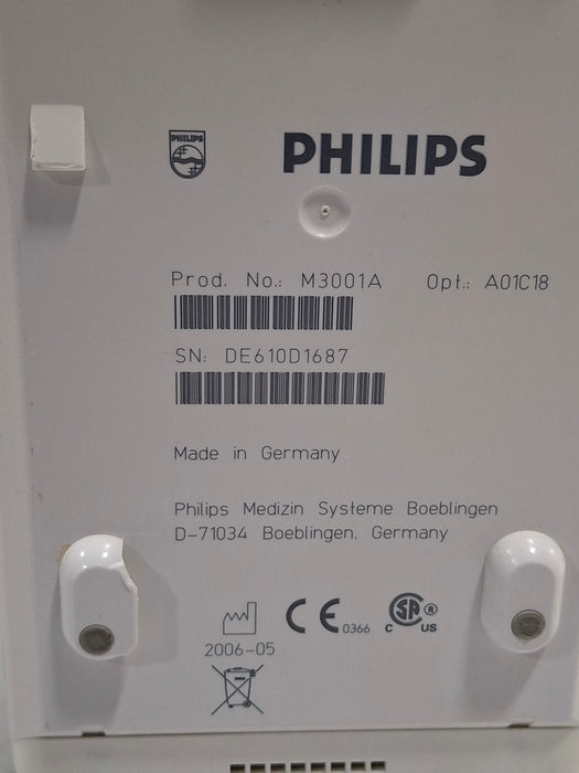 Philips M3001A-A01C18 Fast SpO2, NIBP, 12 lead ECG, Temp, IBP MMS Module