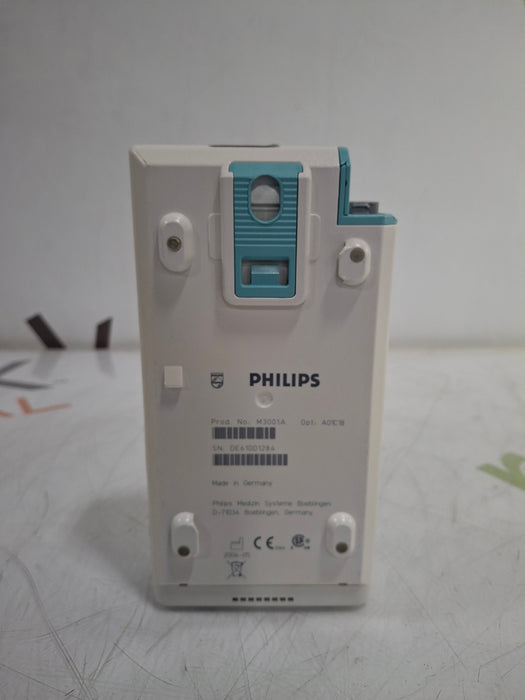 Philips M3001A-A01C18 Fast SpO2, NIBP, 12 lead ECG, Temp, IBP MMS Module