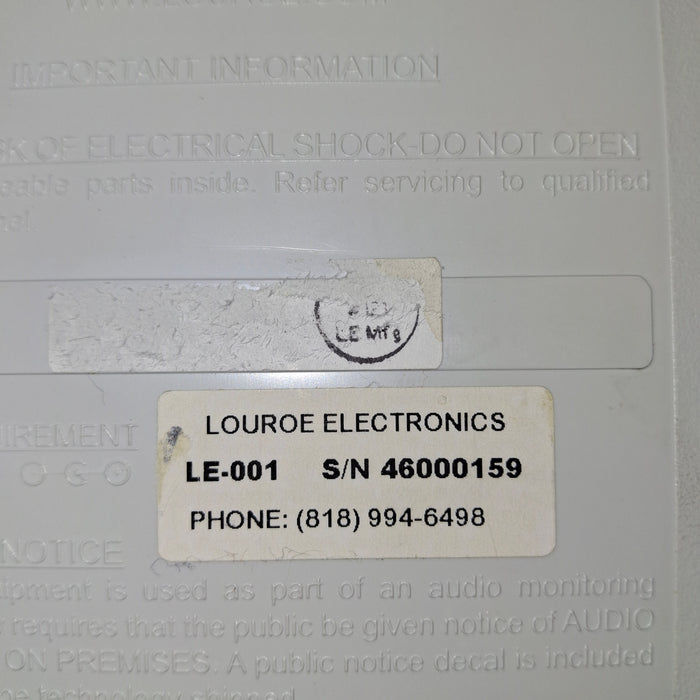 Louroe Electronics AP-1TB Audio Monitoring System