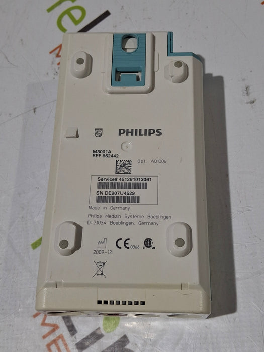 Philips M3001A-A01C06 Fast SpO2, NIBP, ECG, Temp, IBP MMS Module