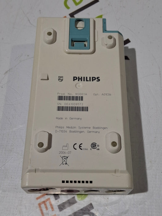 Philips M3001A-A01C06 Fast SpO2, NIBP, ECG, Temp, IBP MMS Module