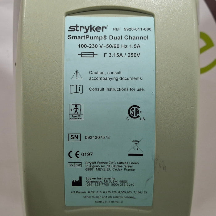 Stryker SmartPump Dual Channel Tourniquet