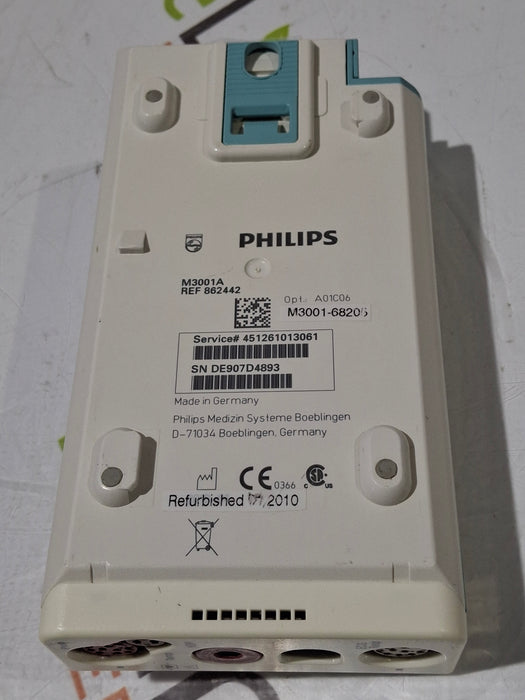 Philips Philips M3001A-A01C06 Fast SpO2, NIBP, ECG, Temp, IBP MMS Module Patient Monitors reLink Online