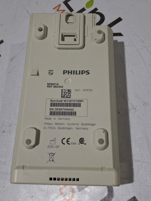 Philips M3001A-A01C06 Fast SpO2, NIBP, ECG, Temp, IBP MMS Module