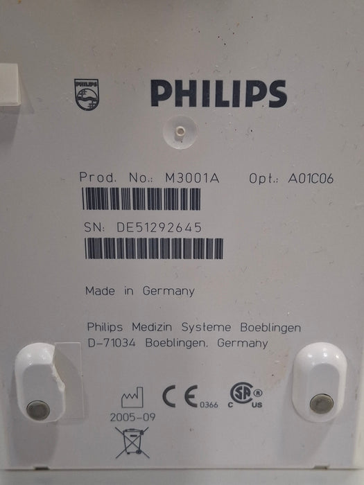 Philips M3001A-A01C06 Fast SpO2, NIBP, ECG, Temp, IBP MMS Module