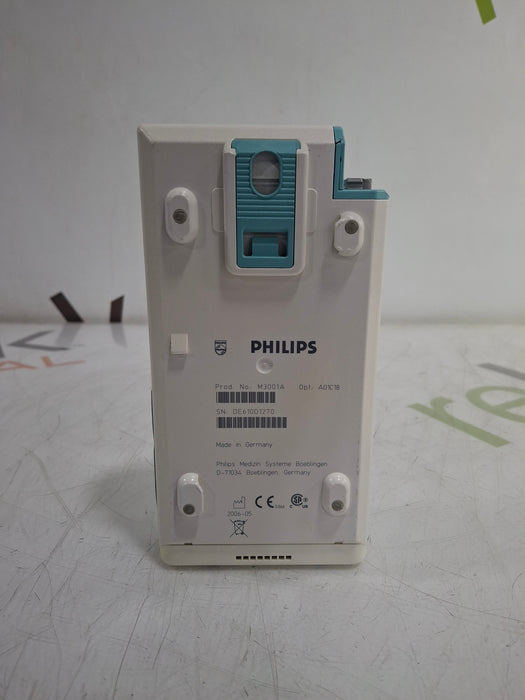 Philips M3001A-A01C18 Fast SpO2, NIBP, 12 lead ECG, Temp, IBP MMS Module