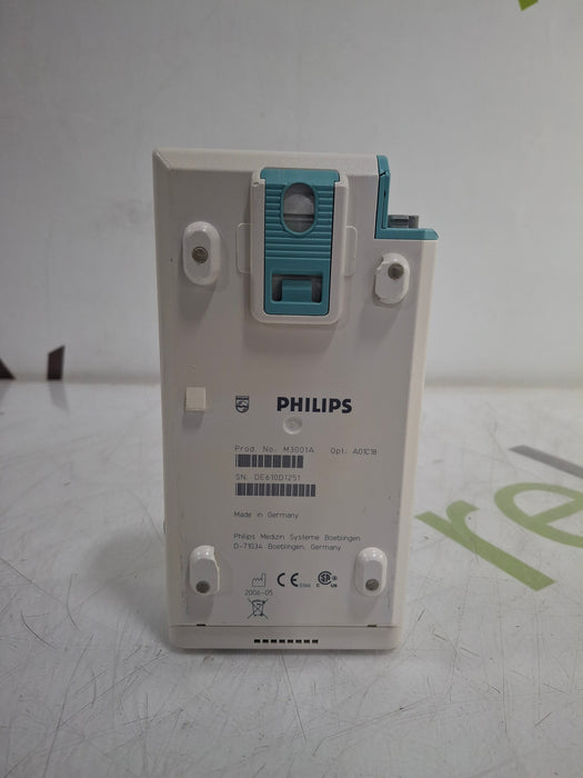 Philips M3001A-A01C18 Fast SpO2, NIBP, 12 lead ECG, Temp, IBP MMS Module