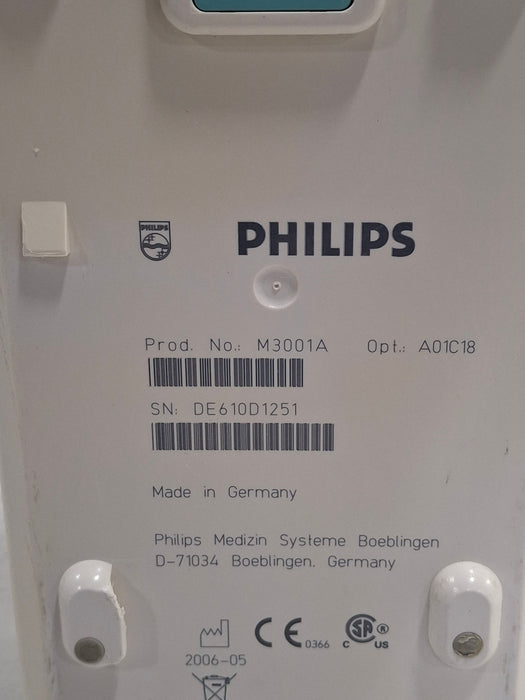 Philips M3001A-A01C18 Fast SpO2, NIBP, 12 lead ECG, Temp, IBP MMS Module