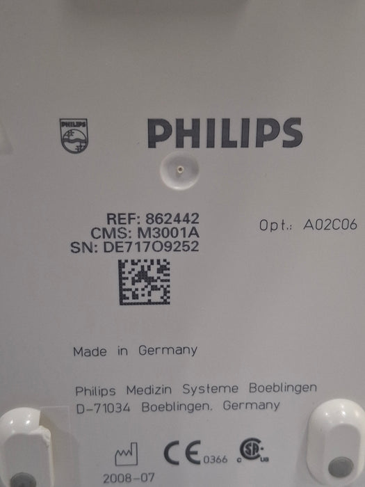 Philips M3001A-A02C06 OxiMax SpO2, NIBP, ECG, Temp, IBP MMS Module