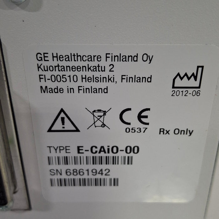 GE Healthcare GE Healthcare E-CAiO-00 Gas Exhaust Module Patient Monitors reLink Online