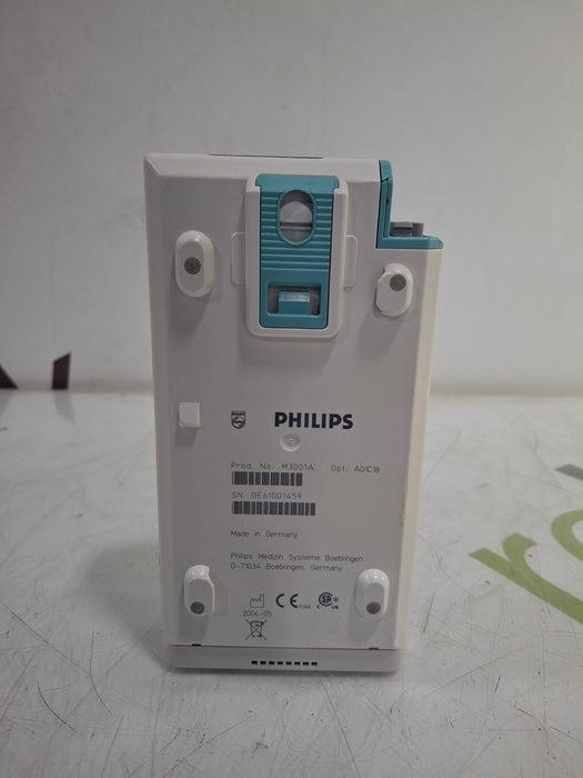 Philips M3001A-A01C18 Fast SpO2, NIBP, 12 lead ECG, Temp, IBP MMS Module