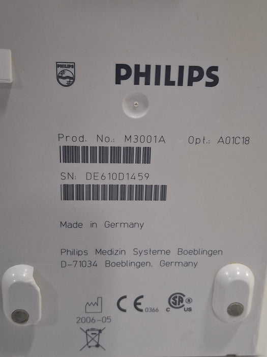 Philips M3001A-A01C18 Fast SpO2, NIBP, 12 lead ECG, Temp, IBP MMS Module