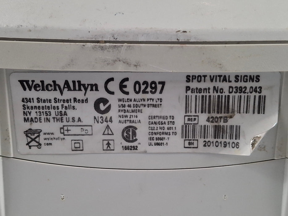 Welch Allyn Spot 420 - NIBP, Temp Vital Signs Monitor