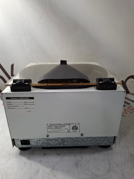 Drucker Diagnostics 653V Centrifuge