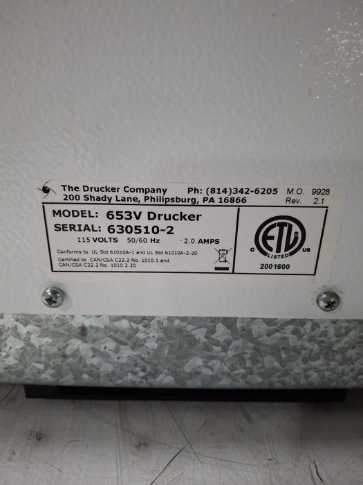 Drucker Diagnostics 653V Centrifuge