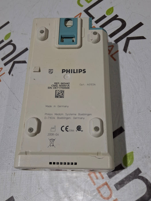 Philips M3001A-A01C06 Fast SpO2, NIBP, ECG, Temp, IBP MMS Module