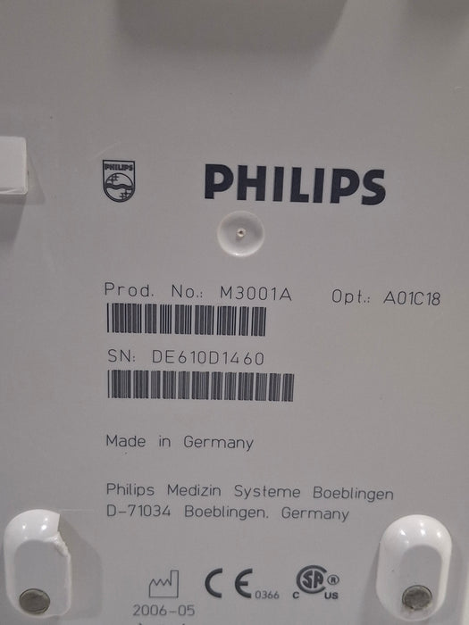 Philips M3001A-A01C18 Fast SpO2, NIBP, 12 lead ECG, Temp, IBP MMS Module
