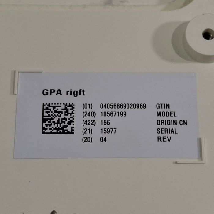 Siemens Model 10567199 GPA Right