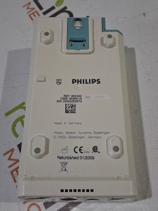 Philips M3001A-A01C06 Fast SpO2, NIBP, ECG, Temp, IBP MMS Module