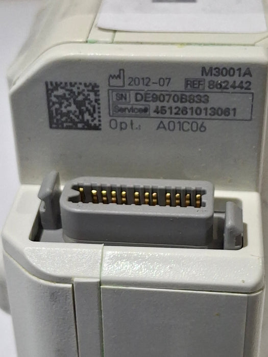 Philips M3001A-A01C06 Fast SpO2, NIBP, ECG, Temp, IBP MMS Module