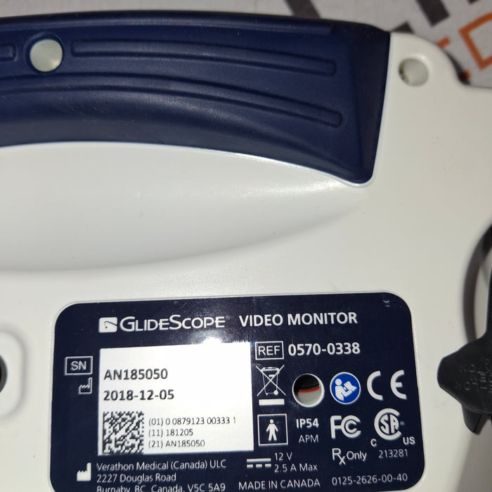 Verathon Medical, Inc Glidescope Video Laryngoscope