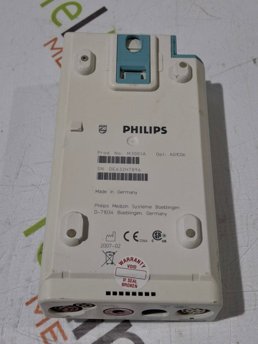 Philips M3001A-A01C06 Fast SpO2, NIBP, ECG, Temp, IBP MMS Module
