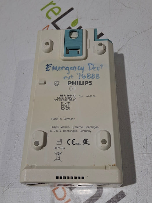 Philips M3001A-A02C06 OxiMax SpO2, NIBP, ECG, Temp, IBP MMS Module