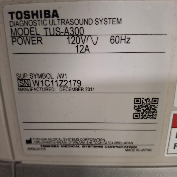 Toshiba Aplio TUS-A300 Ultrasound