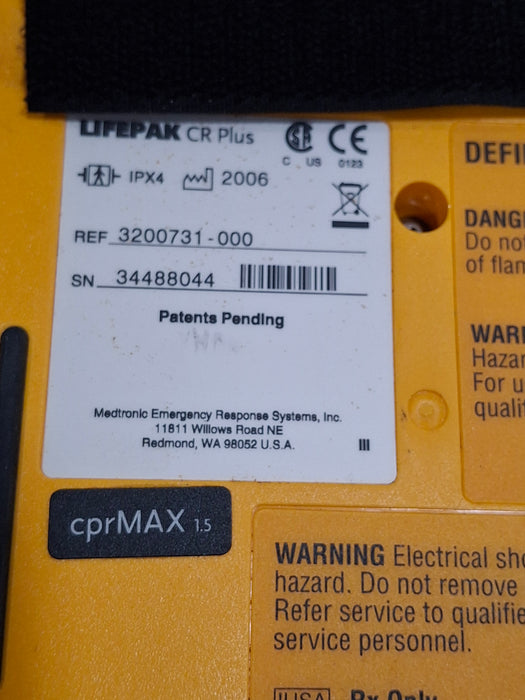 Medtronic LifePak CR Plus Defibrillator