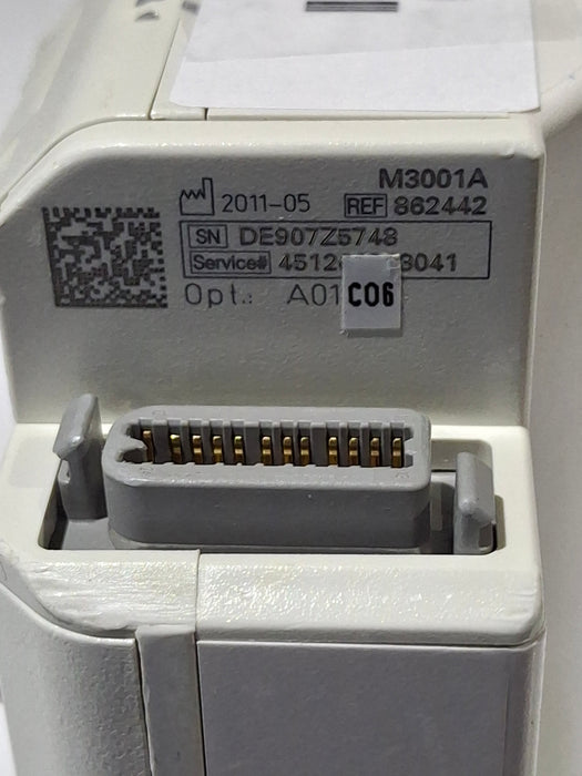 Philips M3001A-A01C06 Fast SpO2, NIBP, ECG, Temp, IBP MMS Module