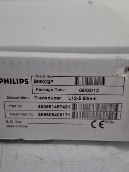 Philips L12-5 IU22/IE33 Linear Transducer