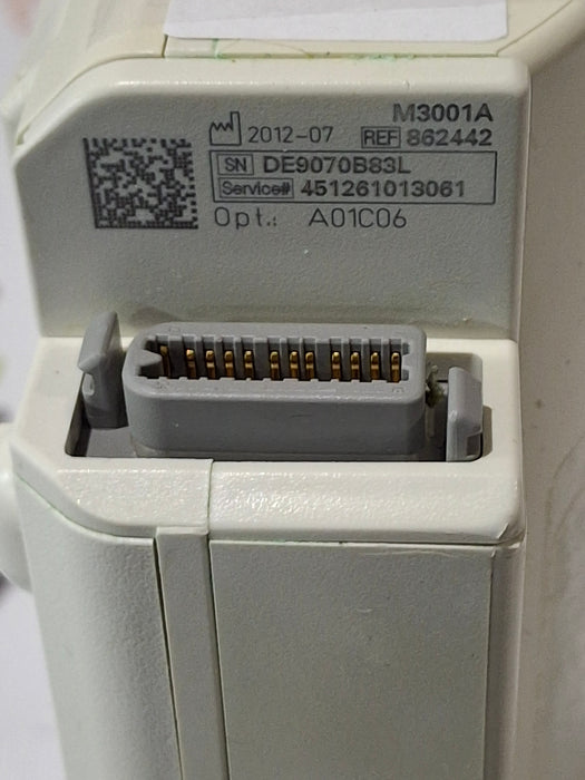 Philips M3001A-A01C06 Fast SpO2, NIBP, ECG, Temp, IBP MMS Module