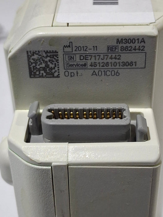 Philips M3001A-A01C06 Fast SpO2, NIBP, ECG, Temp, IBP MMS Module