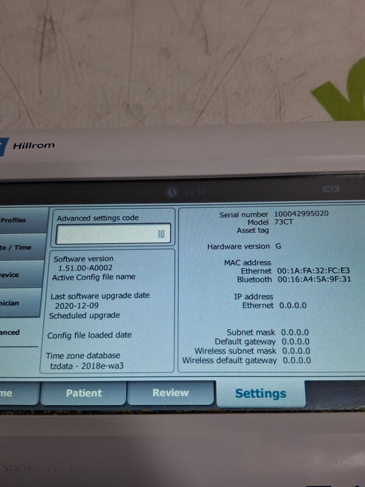 Welch Allyn 73CT Connex Spot Monitor