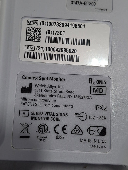 Welch Allyn 73CT Connex Spot Monitor